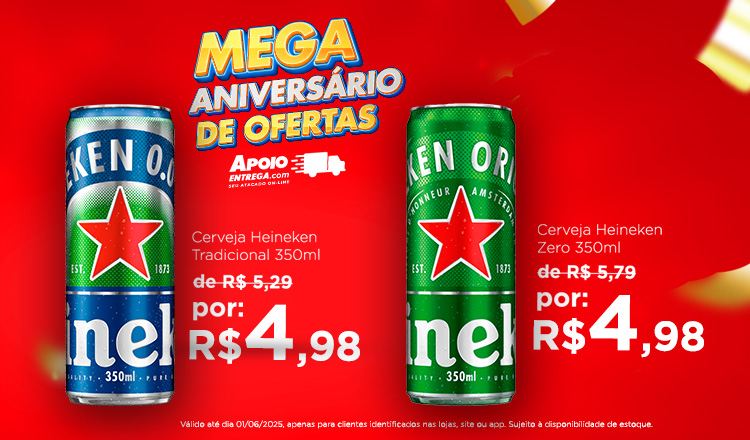 Heineken Lata 350ml até 01/06